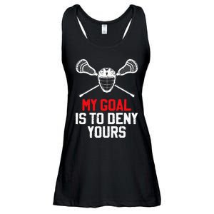 Lacrosse Sport Player Coach Funny Lacrosse Mom Dad Team Joke Ladies Essential Flowy Tank