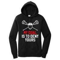 Lacrosse Sport Player Coach Funny Lacrosse Mom Dad Team Joke Women's Pullover Hoodie