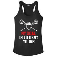 Lacrosse Sport Player Coach Funny Lacrosse Mom Dad Team Joke Ladies PosiCharge Competitor Racerback Tank