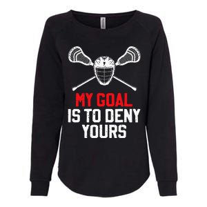 Lacrosse Sport Player Coach Funny Lacrosse Mom Dad Team Joke Womens California Wash Sweatshirt