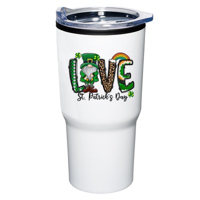 Love St. PatrickS Day Gnome And Shamrock Rainbow Tumbler