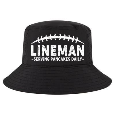 Lineman Serving Pancakes Daily Football Cool Comfort Performance Bucket Hat