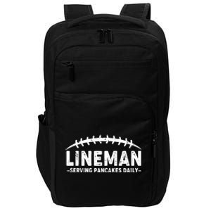 Lineman Serving Pancakes Daily Football Impact Tech Backpack