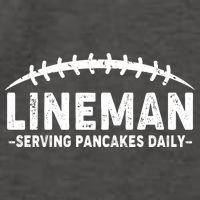 Lineman Serving Pancakes Daily Football Vector Backpack