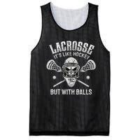 Lacrosse Saying Player Team Trainer Lacrosse Ball Mesh Reversible Basketball Jersey Tank