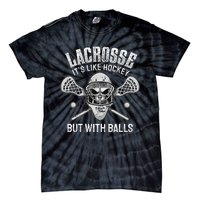 Lacrosse Saying Player Team Trainer Lacrosse Ball Tie-Dye T-Shirt