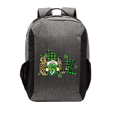 LOVE St Patricks Day Gnomes Shamrock For Women Vector Backpack