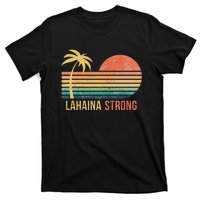 Lahaina Strong Palm Tree And Sunset T-Shirt