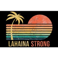 Lahaina Strong Palm Tree And Sunset Bumper Sticker