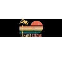 Lahaina Strong Palm Tree And Sunset Bumper Sticker