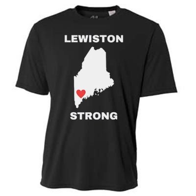 Lewiston Strong Pray For Lewiston Cooling Performance Crew T-Shirt