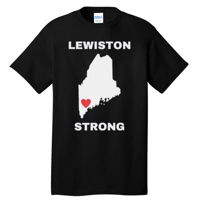 Lewiston Strong Pray For Lewiston Tall T-Shirt