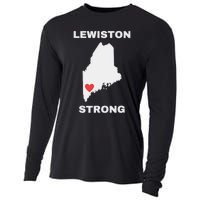 Lewiston Strong Pray For Lewiston Cooling Performance Long Sleeve Crew