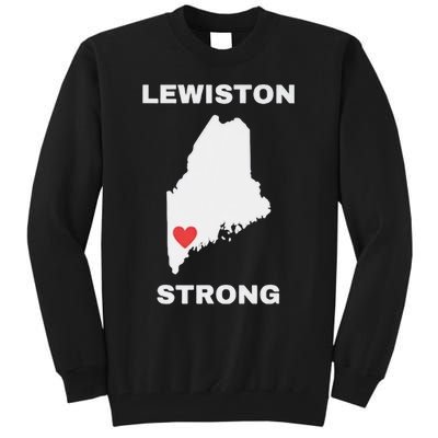 Lewiston Strong Pray For Lewiston Tall Sweatshirt