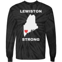 Lewiston Strong Pray For Lewiston Tie-Dye Long Sleeve Shirt