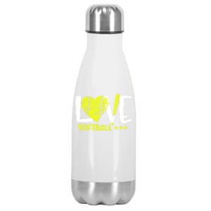 Love Softball Player N Athlete Coach Mom Dad Parent Gift Stainless Steel Insulated Water Bottle