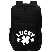 Lucky St Patricks Day Clover Festive Impact Tech Backpack