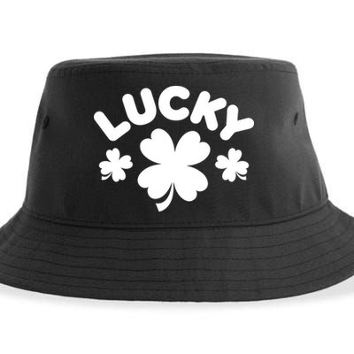 Lucky St Patricks Day Clover Festive Sustainable Bucket Hat