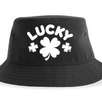 Lucky St Patricks Day Clover Festive Sustainable Bucket Hat