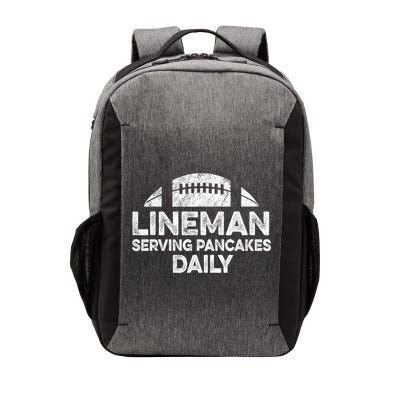 Lineman Serving Pancakes Daily Football Offensive Lineman Vector Backpack