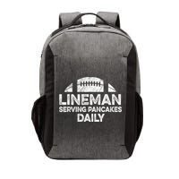 Lineman Serving Pancakes Daily Football Offensive Lineman Vector Backpack