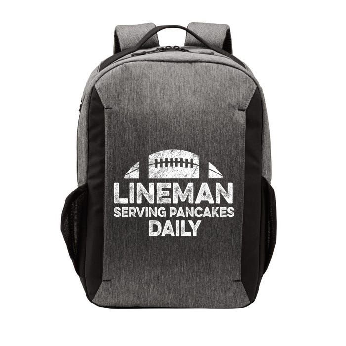 Lineman Serving Pancakes Daily Football Offensive Lineman Vector Backpack