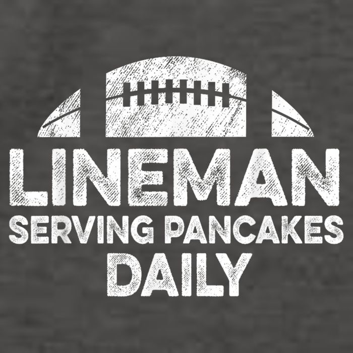 Lineman Serving Pancakes Daily Football Offensive Lineman Vector Backpack