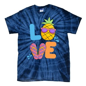 Love Summer Pineapple Cute Tie-Dye T-Shirt