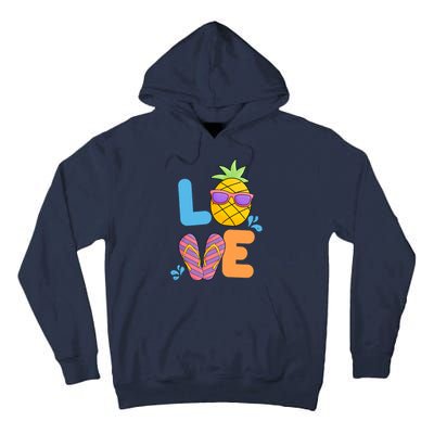 Love Summer Pineapple Cute Tall Hoodie