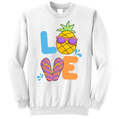 Love Summer Pineapple Cute Sweatshirt