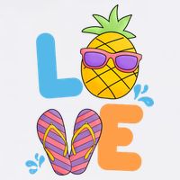 Love Summer Pineapple Cute Beanie