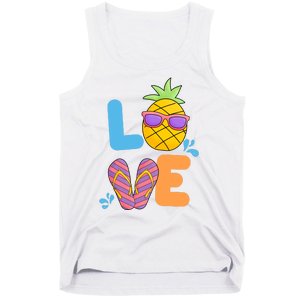 Love Summer Pineapple Cute Tank Top