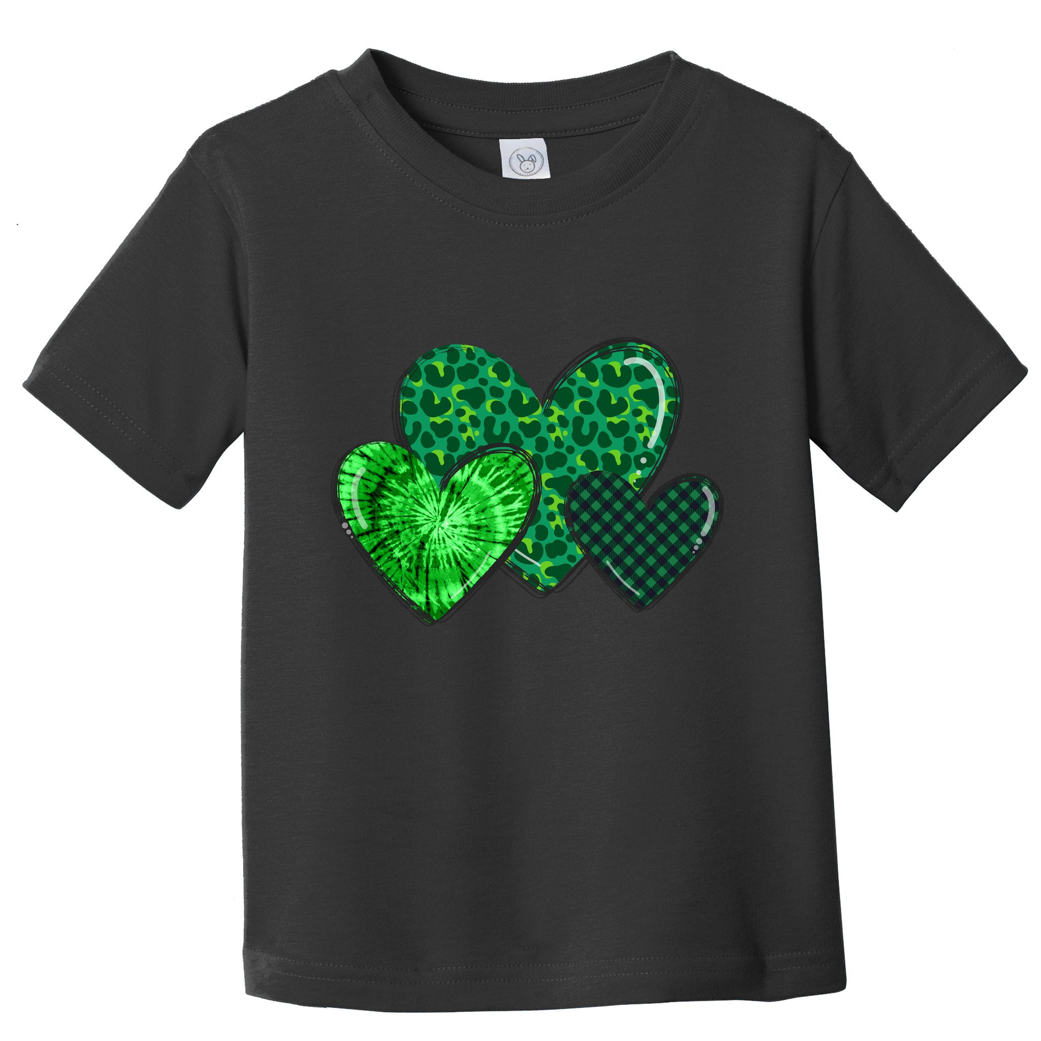 Love St Pattys Day Clover Leaf Hearts Toddler T-Shirt