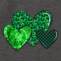 Love St Pattys Day Clover Leaf Hearts Vector Backpack