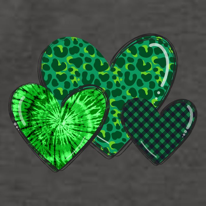 Love St Pattys Day Clover Leaf Hearts Vector Backpack