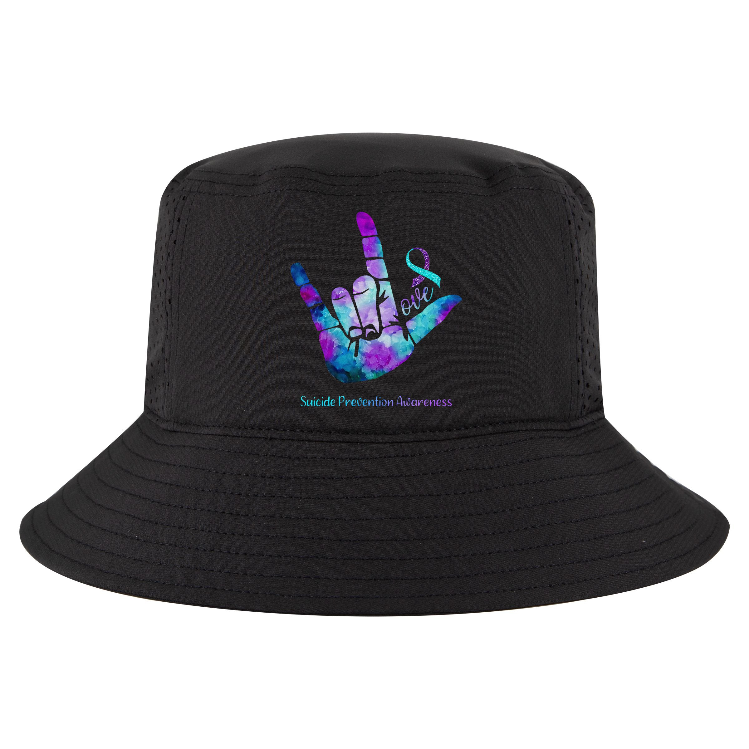 Love Suicide Prevention Awareness Cool Comfort Performance Bucket Hat