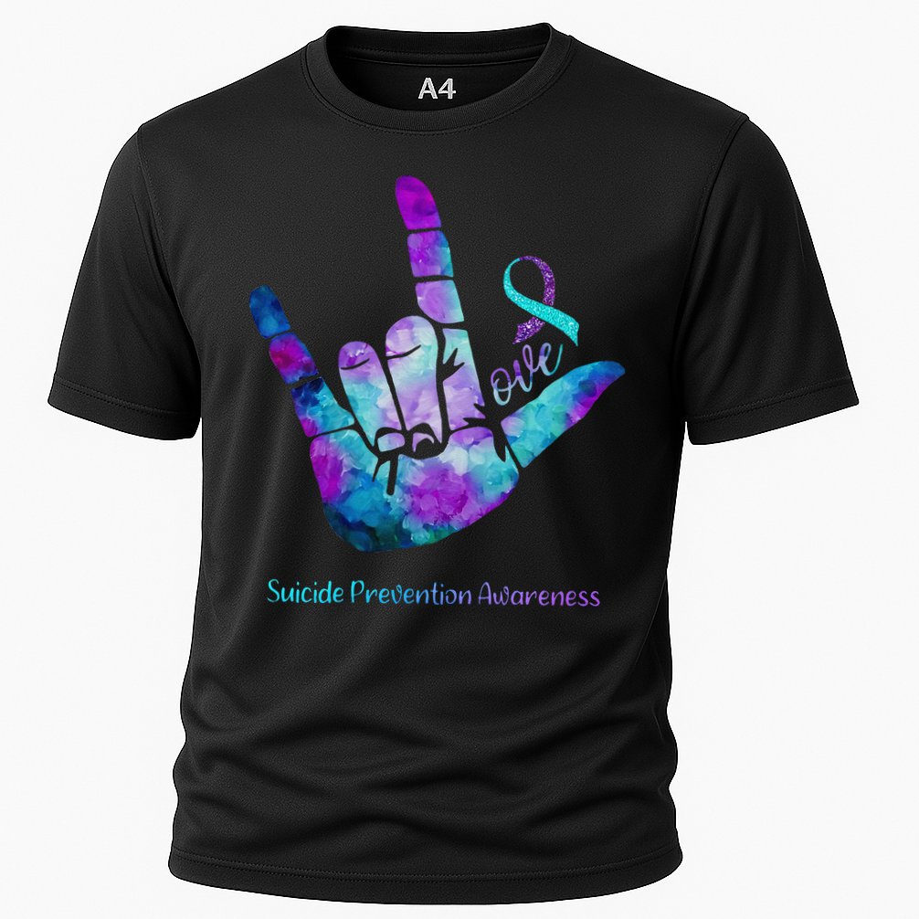 Love Suicide Prevention Awareness Cooling Performance Crew T-Shirt