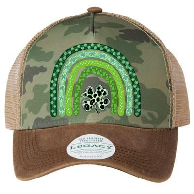 Lucky St Patrick's Day Rainbow Legacy Tie Dye Trucker Hat