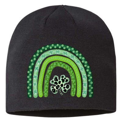 Lucky St Patrick's Day Rainbow Sustainable Beanie