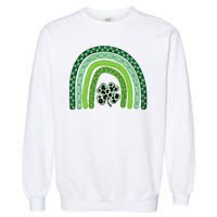 Lucky St Patrick's Day Rainbow Garment-Dyed Sweatshirt