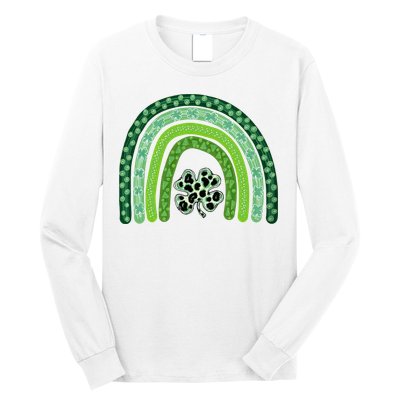 Lucky St Patrick's Day Rainbow Long Sleeve Shirt