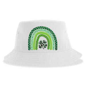 Lucky St Patrick's Day Rainbow Sustainable Bucket Hat