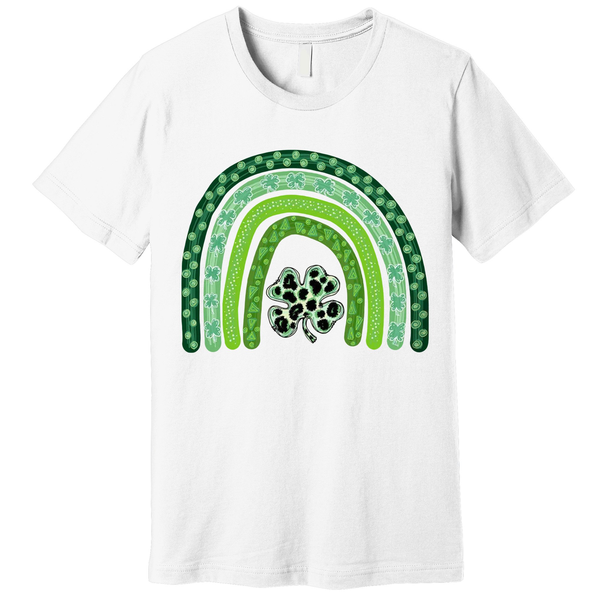 Lucky St Patrick's Day Rainbow Premium T-Shirt