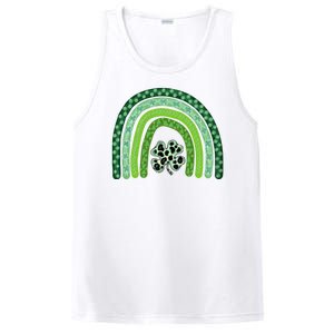 Lucky St Patrick's Day Rainbow PosiCharge Competitor Tank