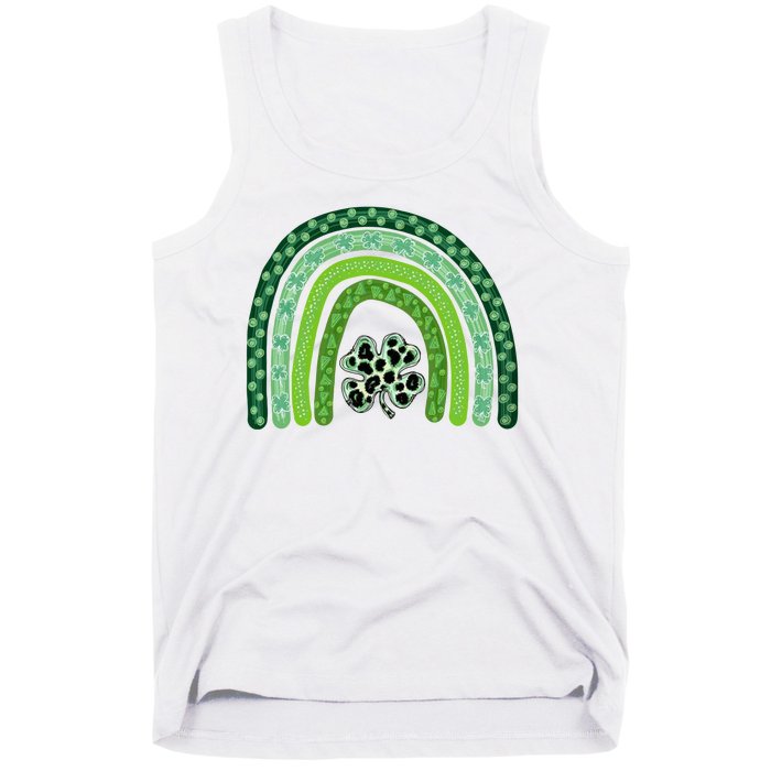 Lucky St Patrick's Day Rainbow Tank Top