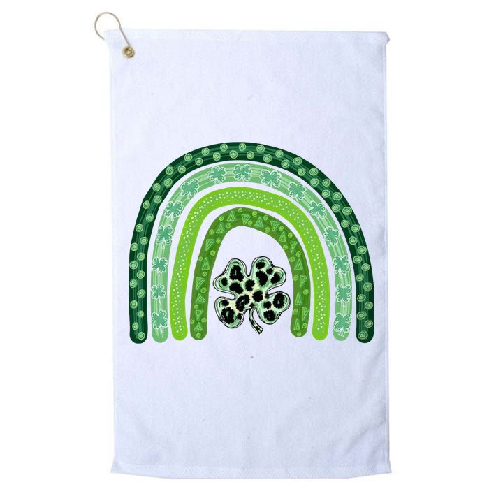 Lucky St Patrick's Day Rainbow Golf Towel