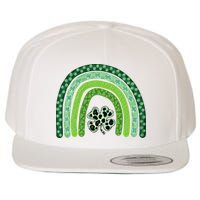 Lucky St Patrick's Day Rainbow Wool Snapback Cap