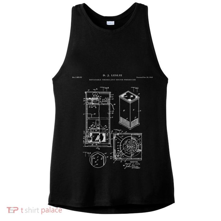 Leslie Speaker Patent Music Ladies PosiCharge Tri-Blend Wicking Tank