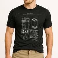 Leslie Speaker Patent Music Cooling Performance Crew T-Shirt