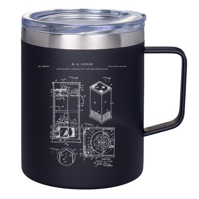 Leslie Speaker Patent Music 12oz Stainless Steel Coffee Mug